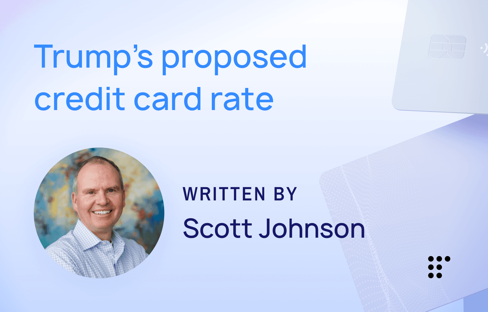 Trump’s proposed credit card rate cap